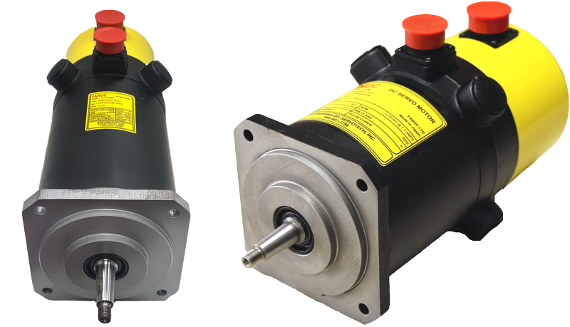 Repaired fanuc dc servo motor that is ensured to perform to its factory specifications in your machine